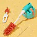 3-Piece Silicone Bottle Brush Set