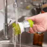 Soap Dispensing Palm Brush