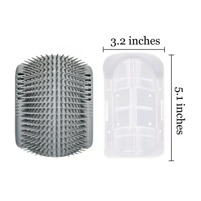 Cat grooming brush size
