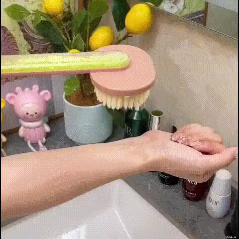 Bath Massage Brush Usage