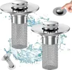 Stainless Steel Pop-Up Drain Filter