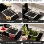 Suction Cup Kitchen Sink Filter Rack - Image 2